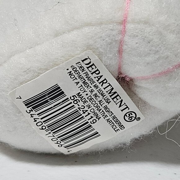 Department 56 Easter Bunny 9 Inch Plush Rabbit Spring Carrot Stuffed Animal Toy - Picture 4 of 5